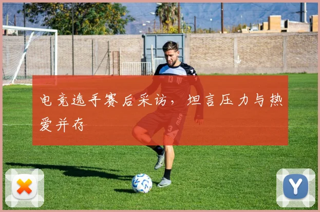 电竞选手赛后采访，坦言压力与热爱并存