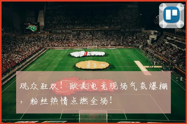 观众狂欢！欧美电竞现场气氛爆棚，粉丝热情点燃全场！
