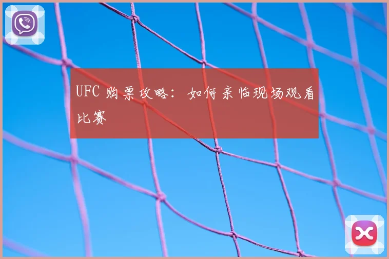 UFC 购票攻略：如何亲临现场观看比赛