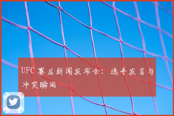 UFC 赛后新闻发布会:选手发言与冲突瞬间